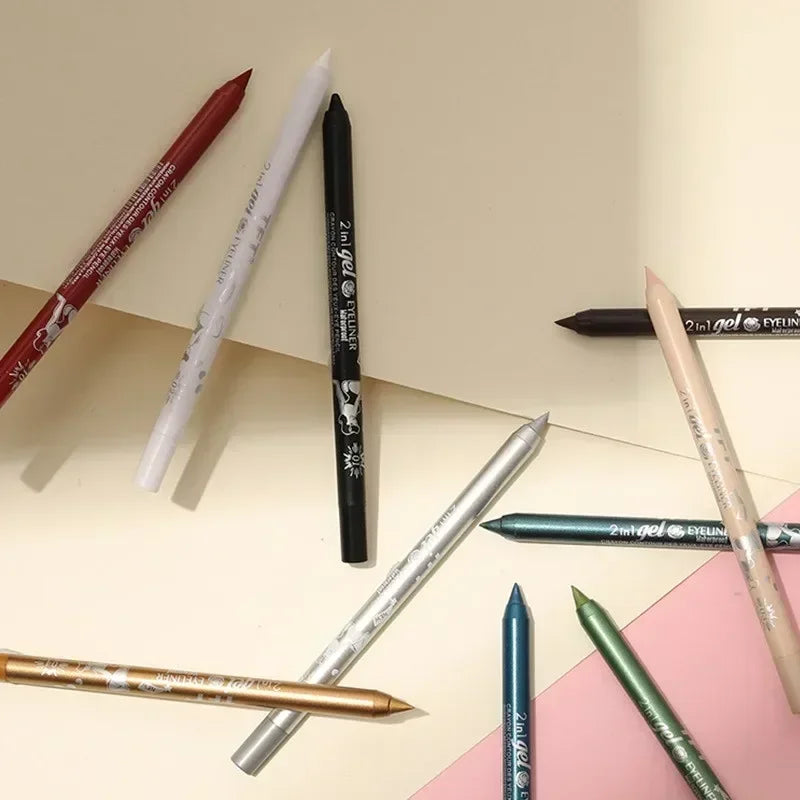Waterproof 2 In 1 Gelpotlood Eyeliner