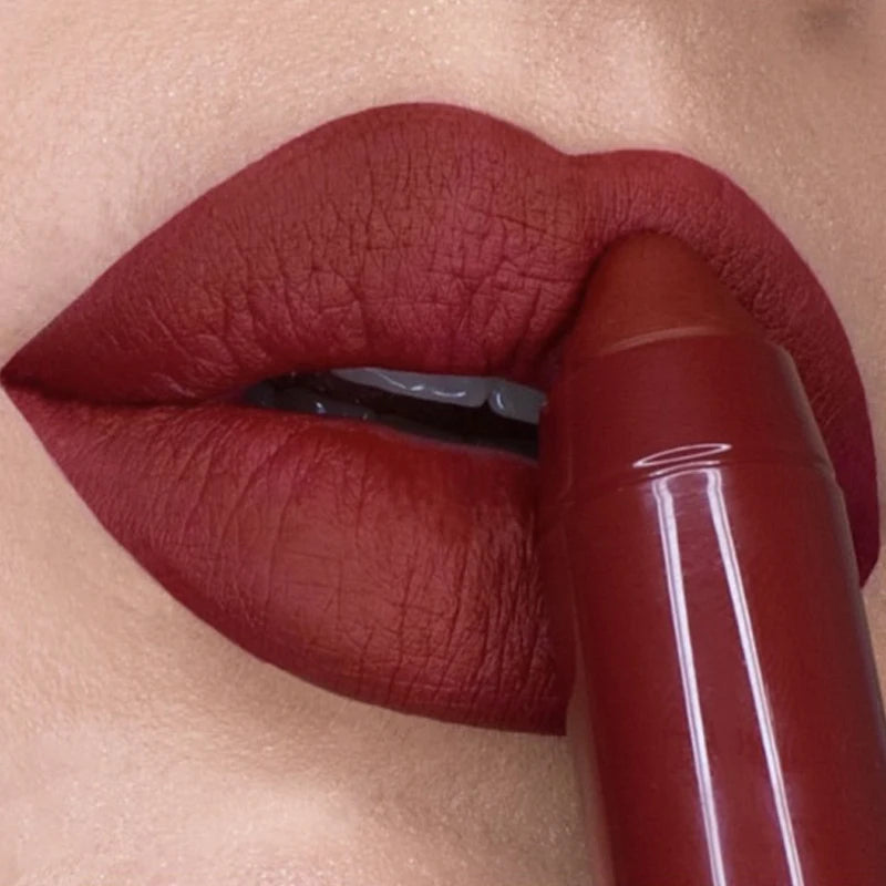 Nude Brown Lipliner Pen Waterproof Sexy Red Matte Contour Tint Lipstick Lasting Non-stick Cup Lipliner Pen Lips Makeup Cosmetic
