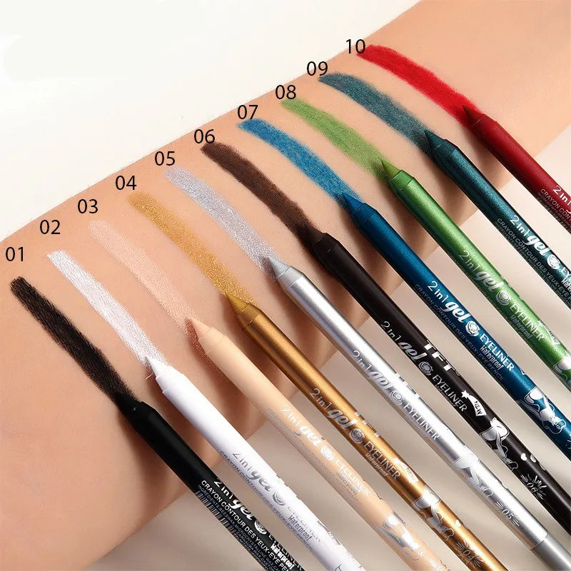 Waterproof 2 In 1 Gelpotlood Eyeliner